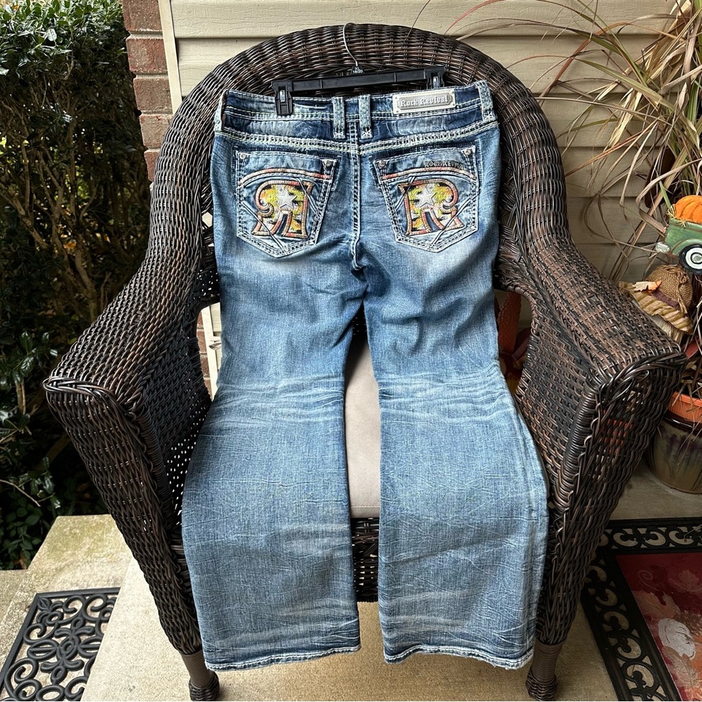 Rock Revival Burma Low Rise Boot Stretch Jean 34x34